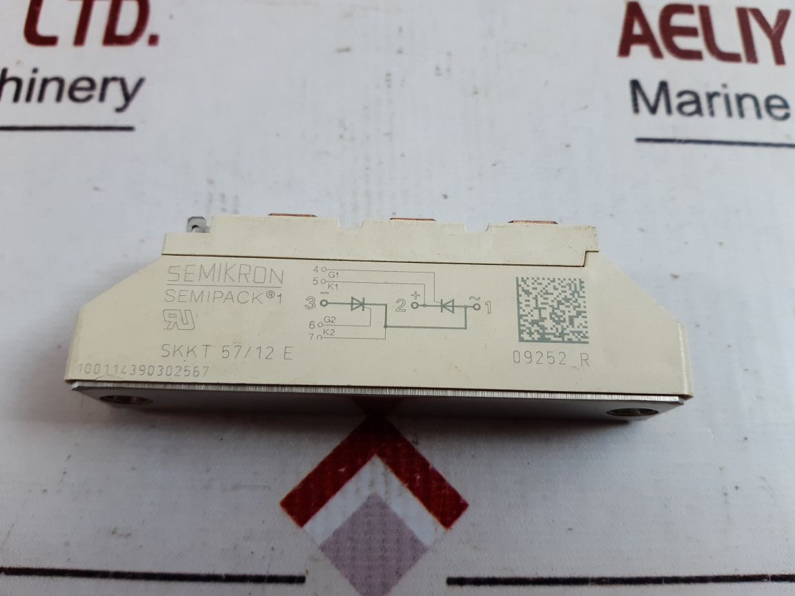 Semikron skkt 57/12 e thyristor module – Aeliya Marine