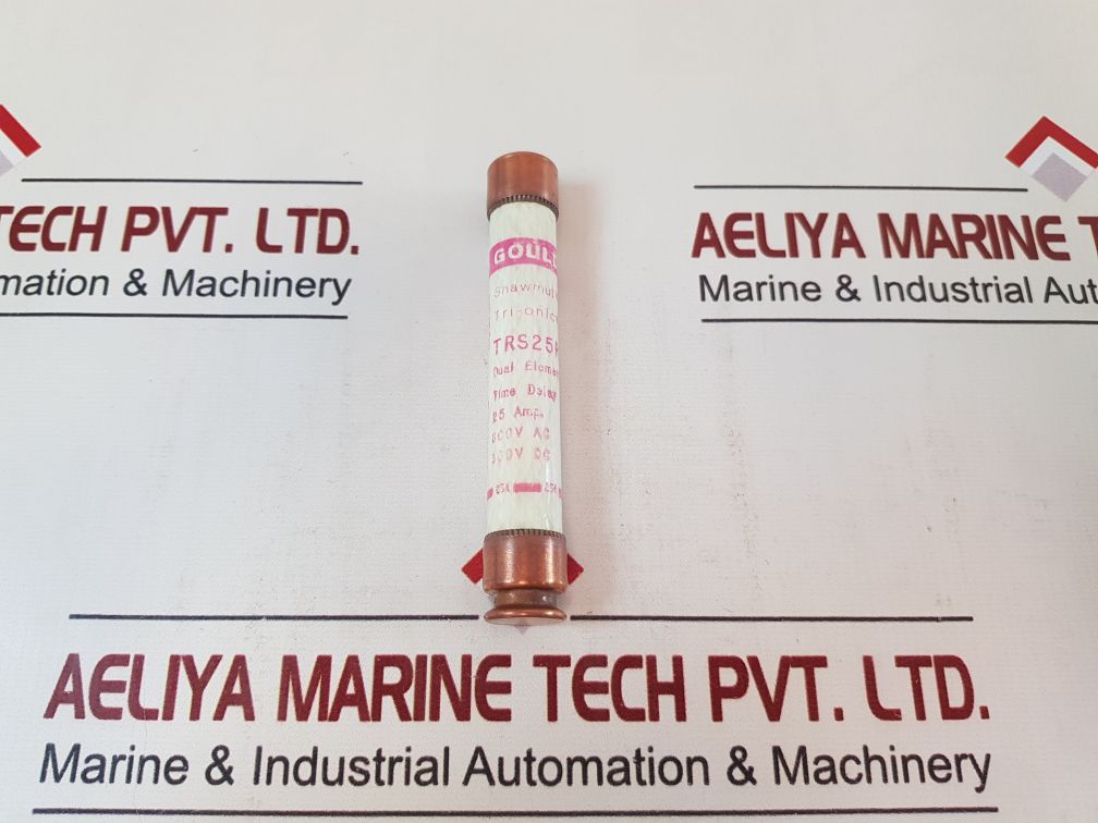 Set Of 2X gould Shawmut Tri-onic Trs25R Time Delay Fuse