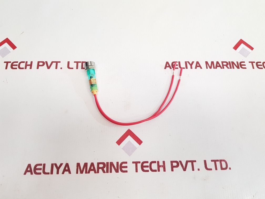 Set Of 4X Sakazume Lms-10Mx Green Pilot Lamp