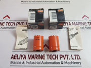 Set Of 5X Bahco 3830-35-vip Bi-metal Hole Saw Ø35Mm,1-3/8'
