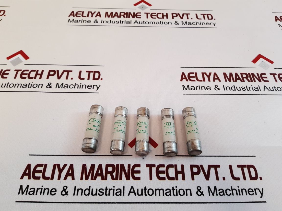 Set Of 5X Hazemeyer 63210 Fuse 500V