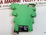 Set of 8X Phoenix contact plc-bsp-24dc/1/act relay s relay socket terminal base