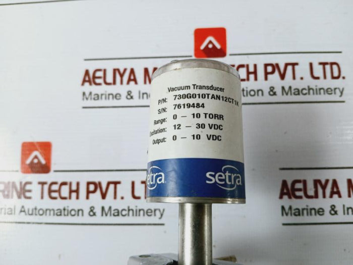 Setra 730G010Tan12Ct1K Vacuum Capacitance Manometer 0-10 12-30Vdc 0-10 ...