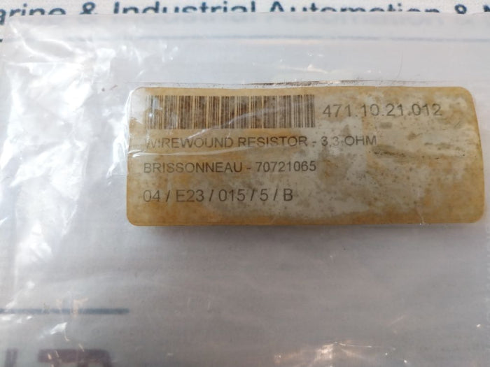 Sfernice Rssd 20X117 Wirewound Resistor 3,3 Ohm