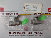 Sharpe Cf8M Threaded Lockable Ball Valve