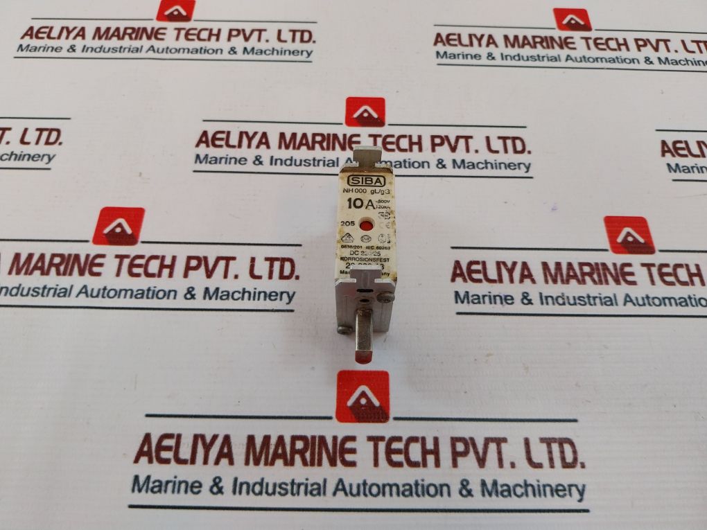 Siba 20 000 13 Nh 000 Fuse Gl/Gg 10A 500V