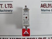 Lot Of 6X Siba Nh 000 Gl/Gg Fuse 25A ~500V 120Ka