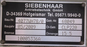Siebenhaar Antriebstechnik 4077Wh78/0