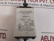 Siemens 3Na1 221 Nh Fuse Link 100A