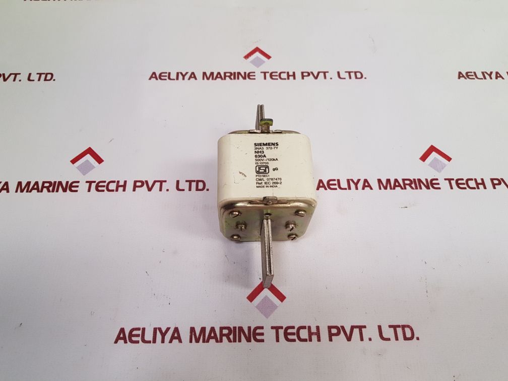 Siemens 3Na3 372-7Y Fuse 630A