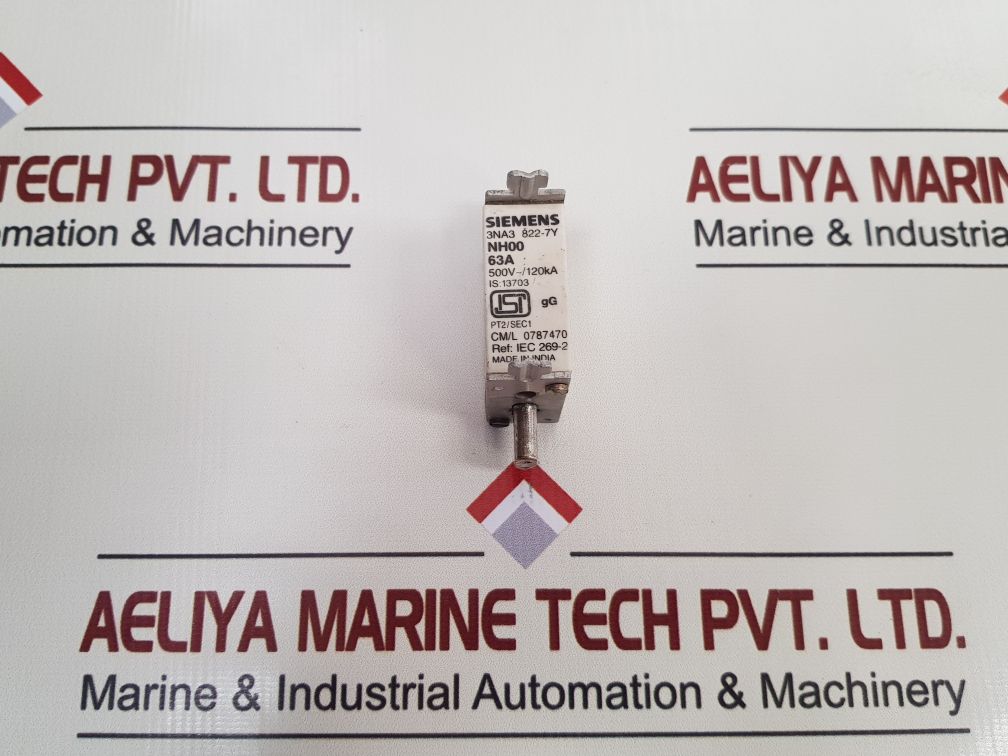 Siemens 3Na3 822-7Y Fuse 63A
