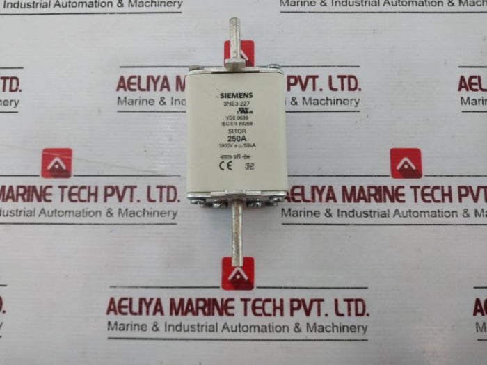 Siemens 3Ne3 227 Sitor Fuse 250A 1000V Iec/En 60269 Vde 0636