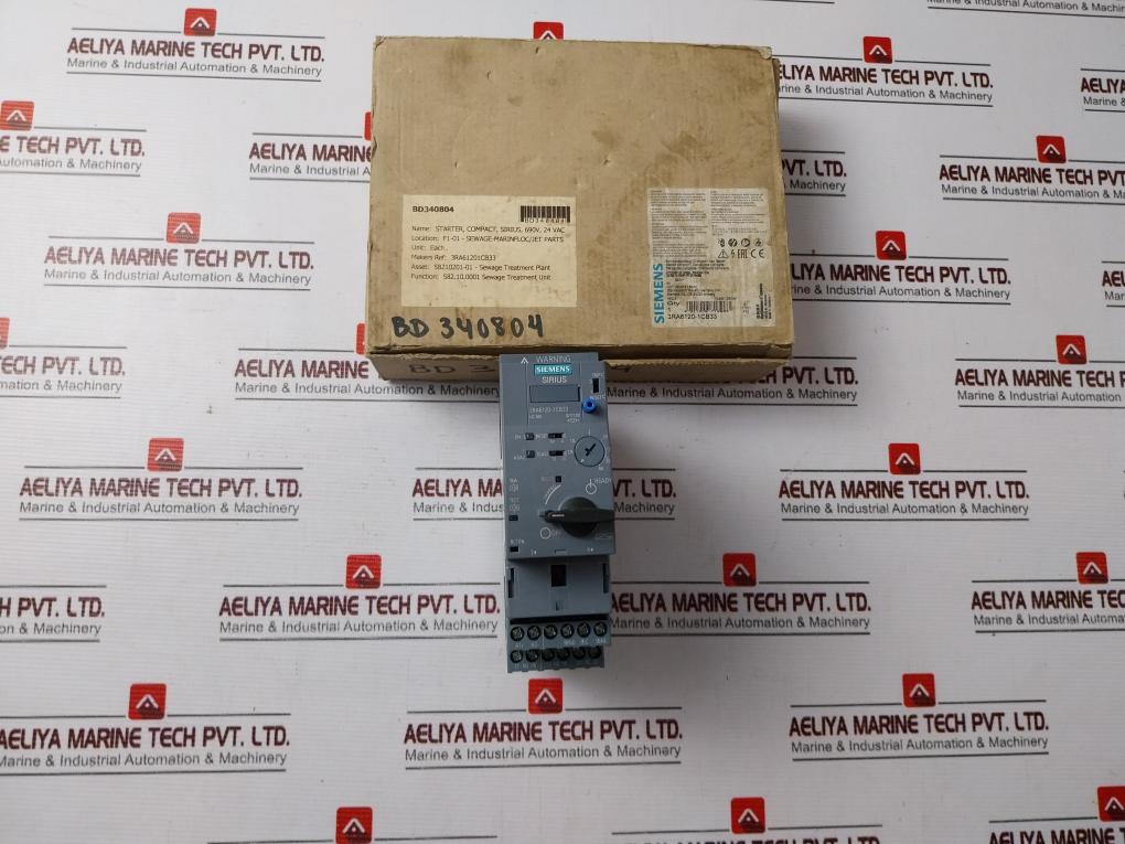 Siemens 3Ra6120-1Cb33 Compact Starter 690V 50/60Hz