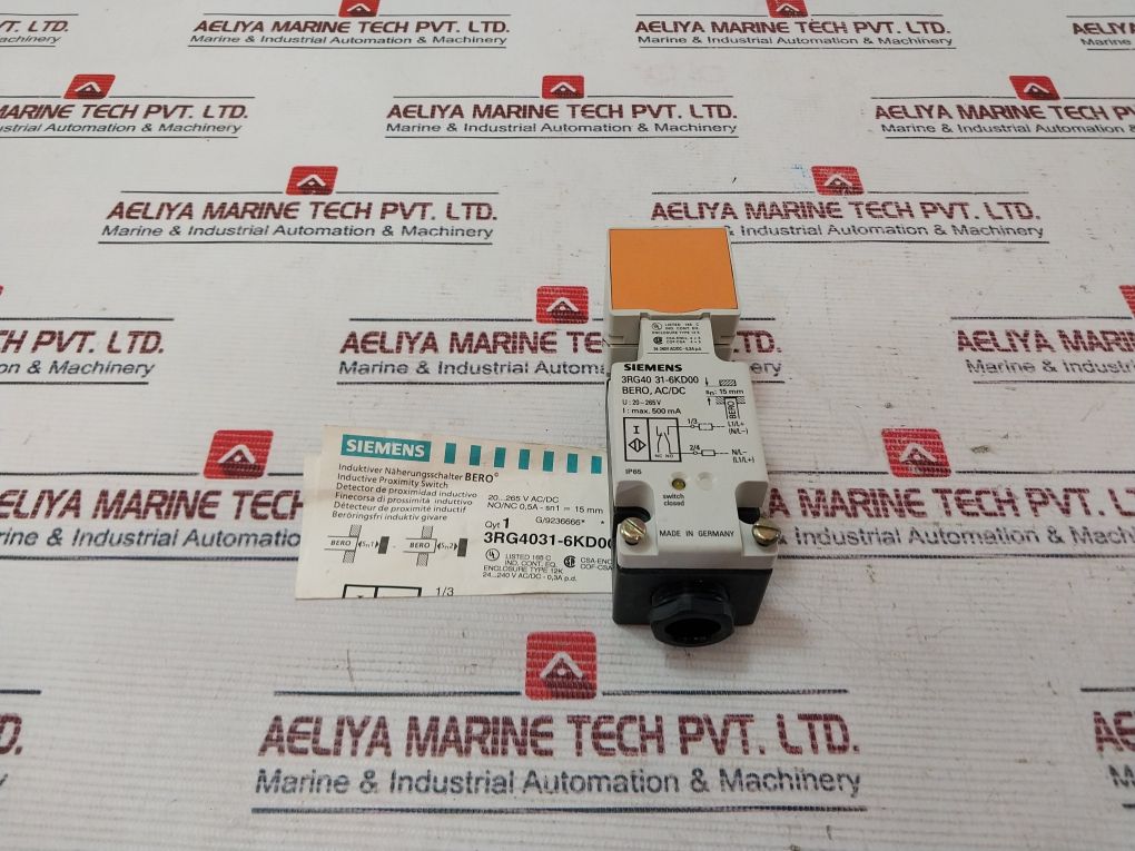 Siemens 3Rg4031-6Kd00 Proximity Switch Sensor 20-265V