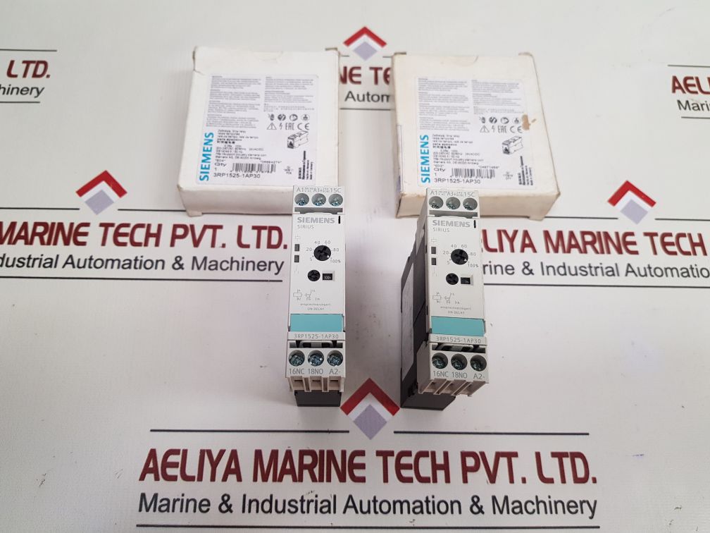 Siemens 3Rp1525-1Ap30 Multifunctional Time Relay 200-240 Vac