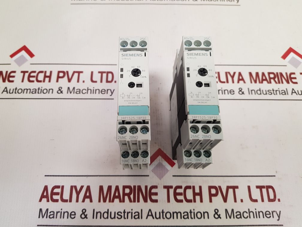 Siemens 3Rp1525-1Bp30 Time Relay 24V Ac/Dc
