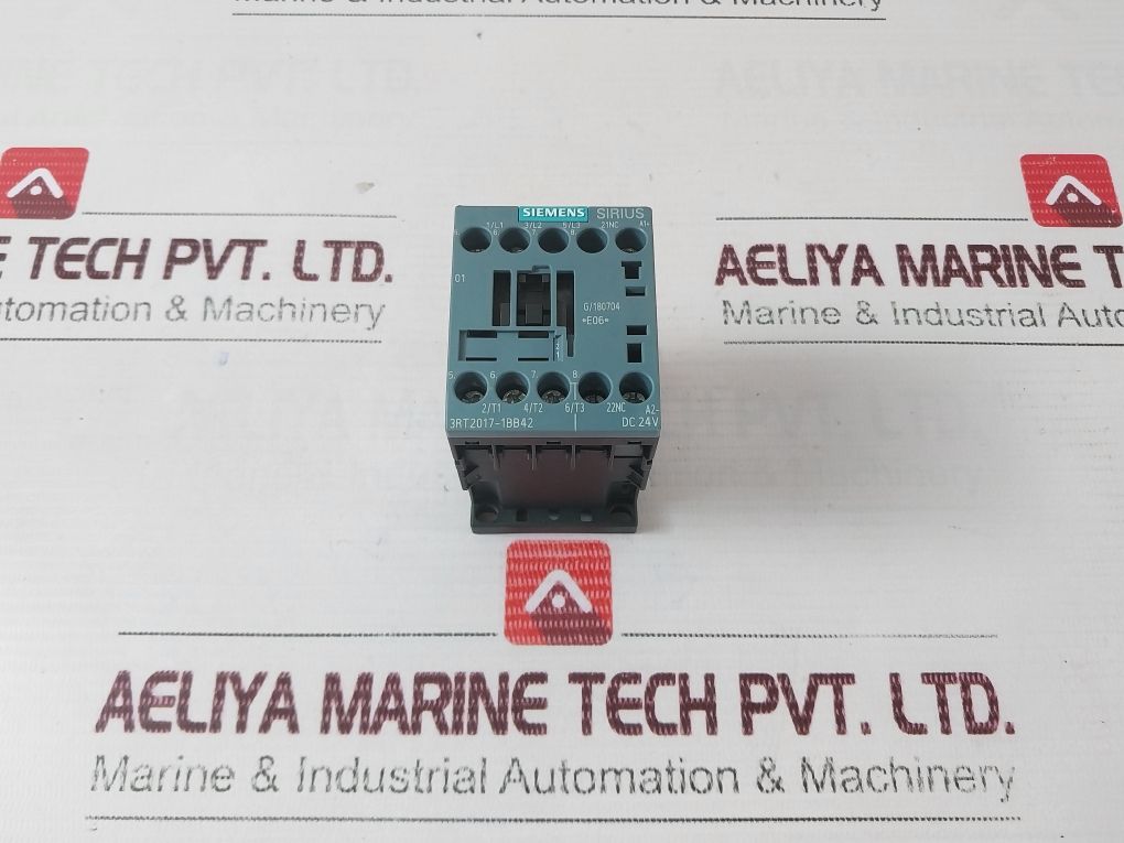 Siemens 3Rt2017-1Bb42 Contactor Dc 24V