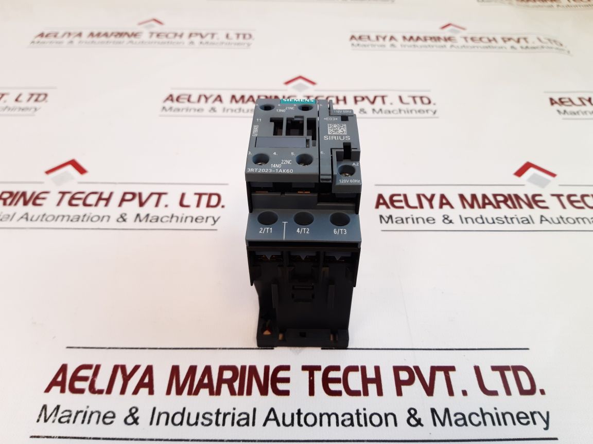 Siemens 3Rt2023-1Ak60 Contactor 110/120V 50/60Hz