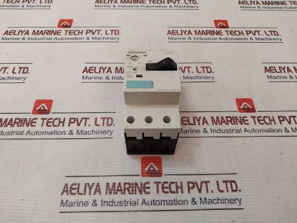 Siemens 3Rv1011-1Da10 Motor Protection Circuit Breaker 6Kv