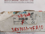 Siemens 3Rv1031-4Fa10 Circuit Breaker 50/60Hz