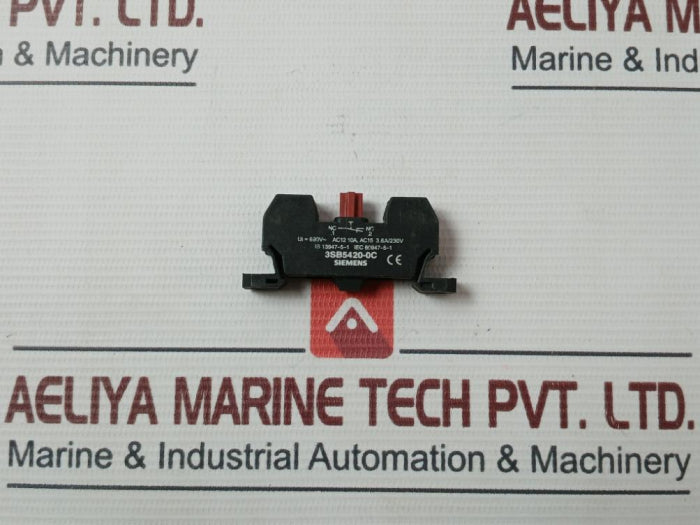 Siemens 3Sb5420-0C Push Button Contact Block 690V Ac