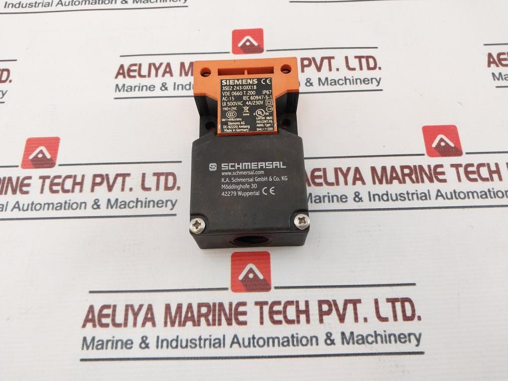 Siemens 3Se2 243-0Xx18 Interlock Switch 500Vac