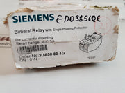 Siemens 3Ua50 00-1G Overload Relay 4-6.3A Free Shipping