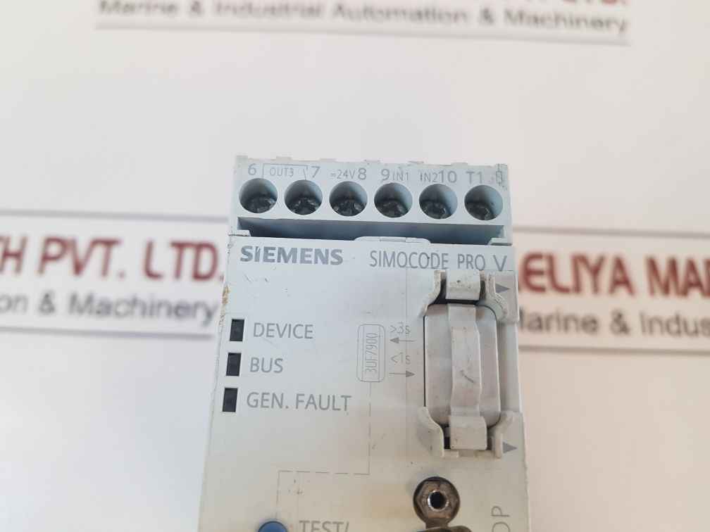 Siemens 3Uf7010-1Ab00-0 Simocode Pro V Basic Unit Profibus Dp Interfac ...
