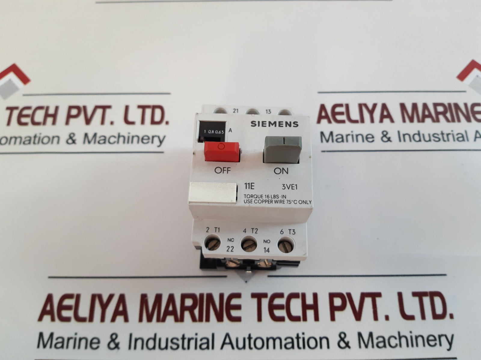 Siemens 3Ve1010-2F Motor Starter