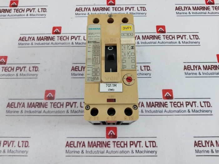 Siemens 3Vf1231-1Dc11-0Ab4 Motor Protection Circuit Breaker Molded Case 10-16A 16A