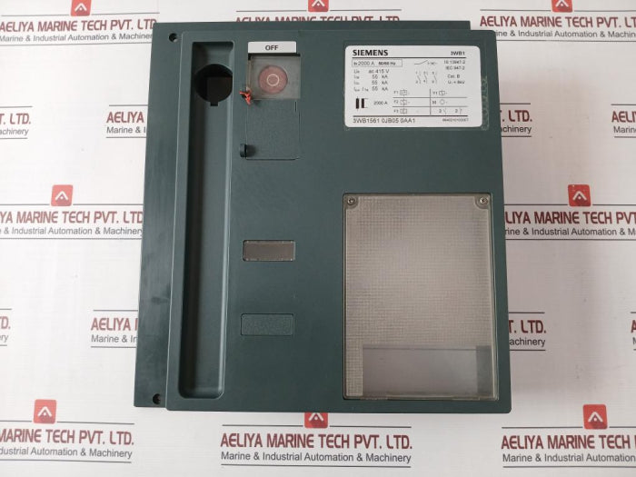 Siemens 3Wb1561 0Jb05 0Aa1 Panel Cover 2000A 50/60Hz 55 Ka Cat. B