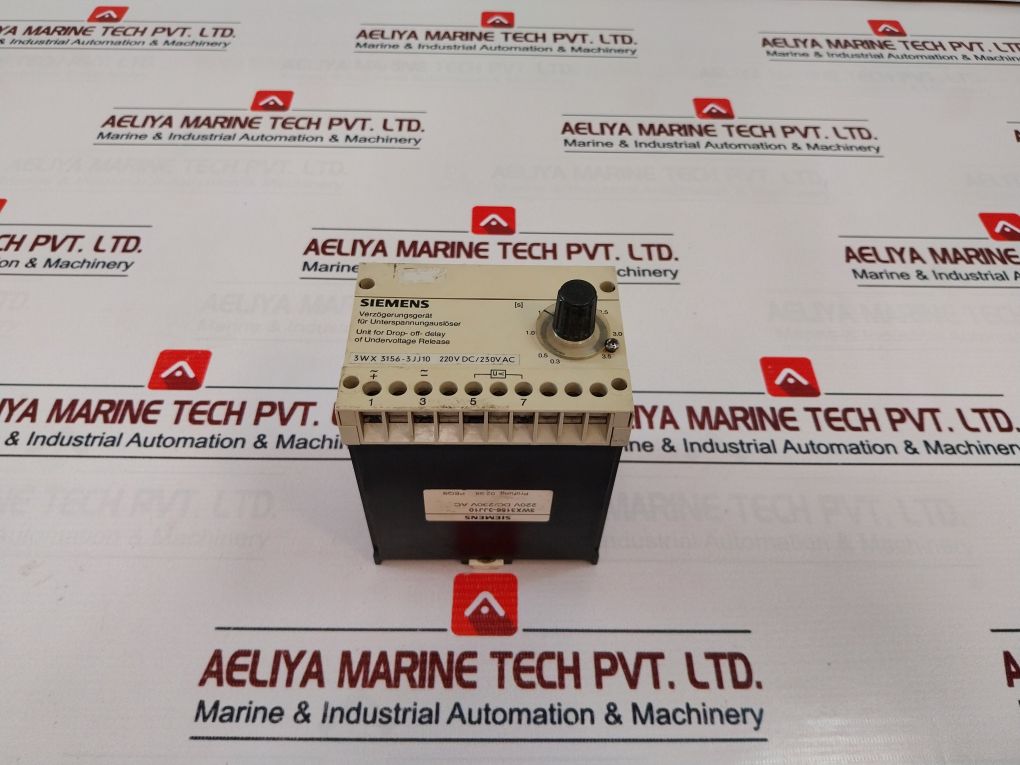 Siemens 3Wx3156-3Jj10 Capacitor Unit For Drop-off-delay Of Undervoltage Release