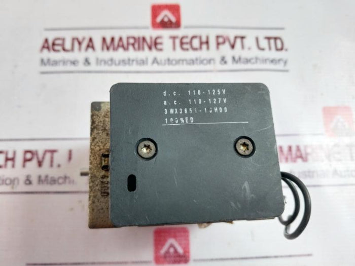 Siemens 3Wx3651-1Jh00 Undervoltage Trip For Circuit Breaker