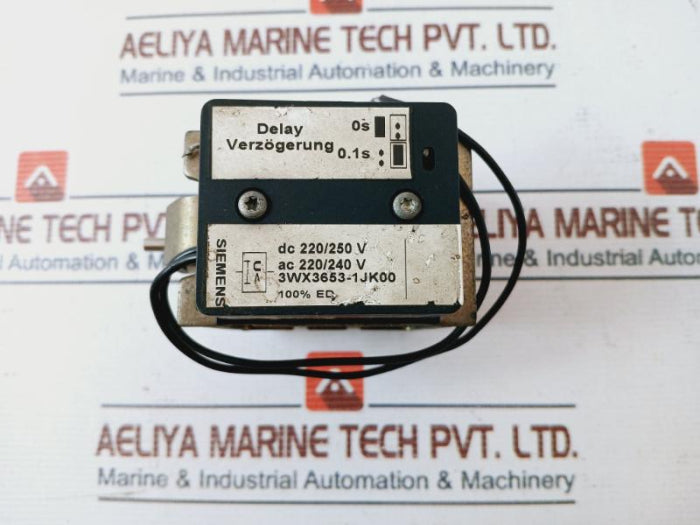 Siemens 3Wx3653-1Jk00 Accessory For Switch 3Wn6 Dc 220/250V Ac 220/240V