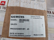 Siemens 40H50 Pressure Regulators 627046-01