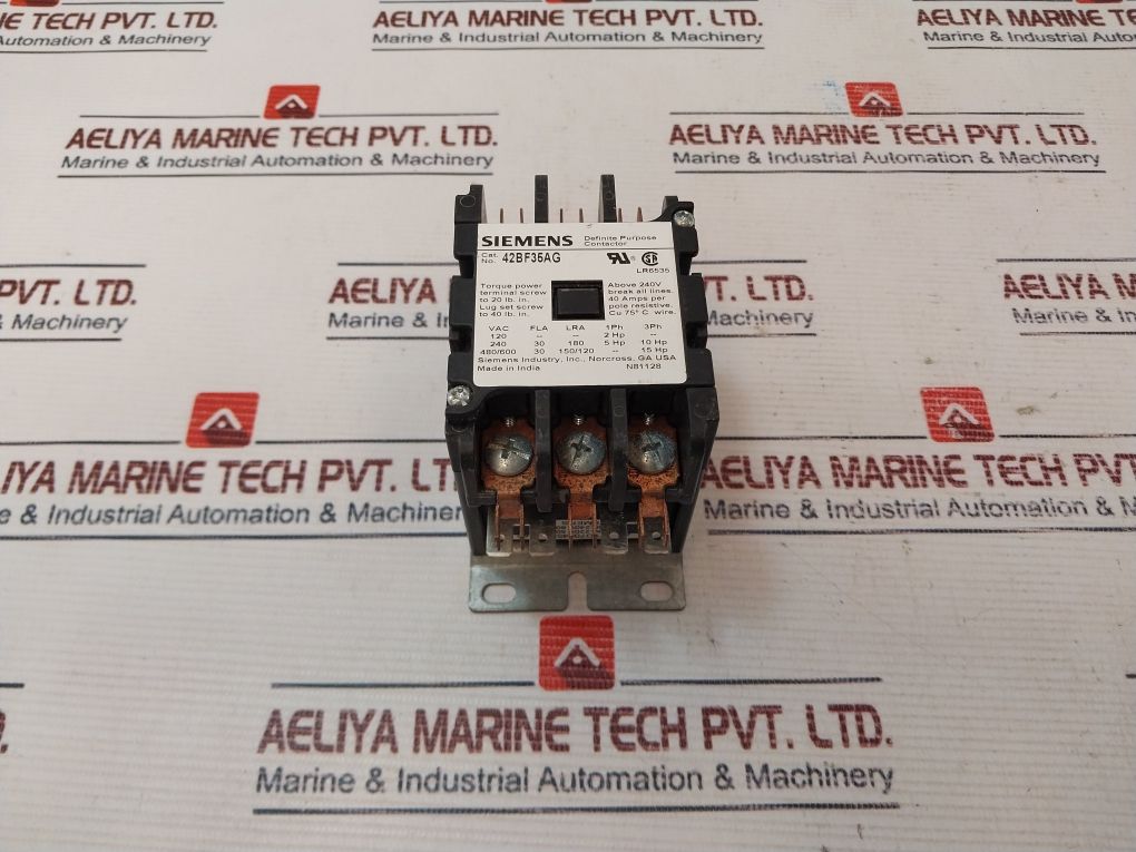 Siemens 42Bf35Ag Definite Purpose Contactor 208-240V 60Hz