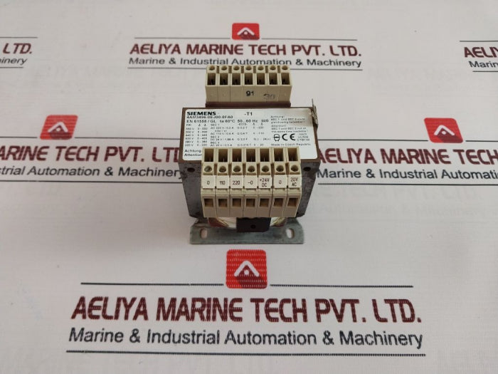 Siemens 4Am3496-0Ej00-0Fa0 Transformer 20V