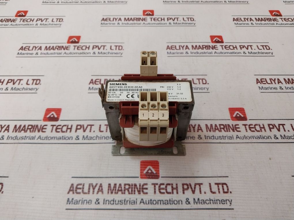 Siemens 4Am7496-0Eb30-0Ea0 Transformer 230V 115V 50/60Hz