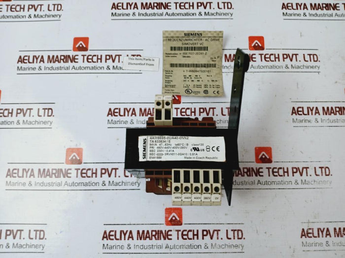 Siemens 4Am8695-0Ua40-0Nn2 Single Phase Power Transformer 3Ac 380-480V