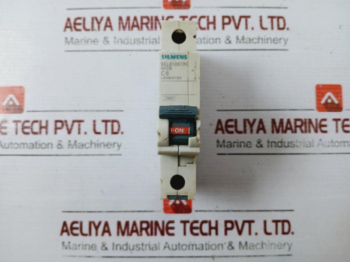 Siemens 5Sl61067Rc Miniature Circuit Breaker ~240/415V