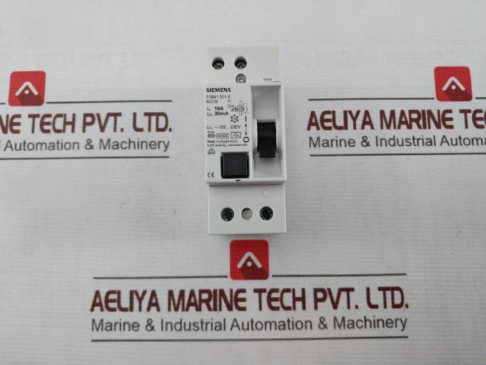 Siemens 5Sm1311-6 Residual Current Operated Circuit Breaker 30Ma 16A 63A 125-230