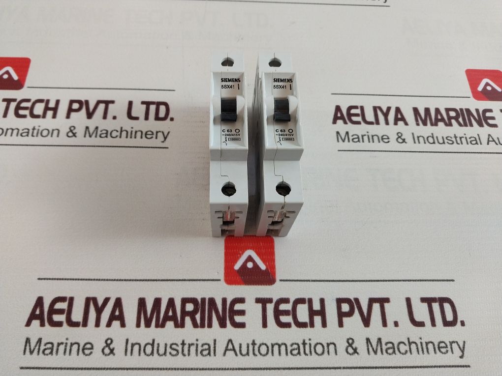 Lot Of 3X Siemens 5Sx41 C63 Miniature Circuit Breaker 5Sx41637Rc