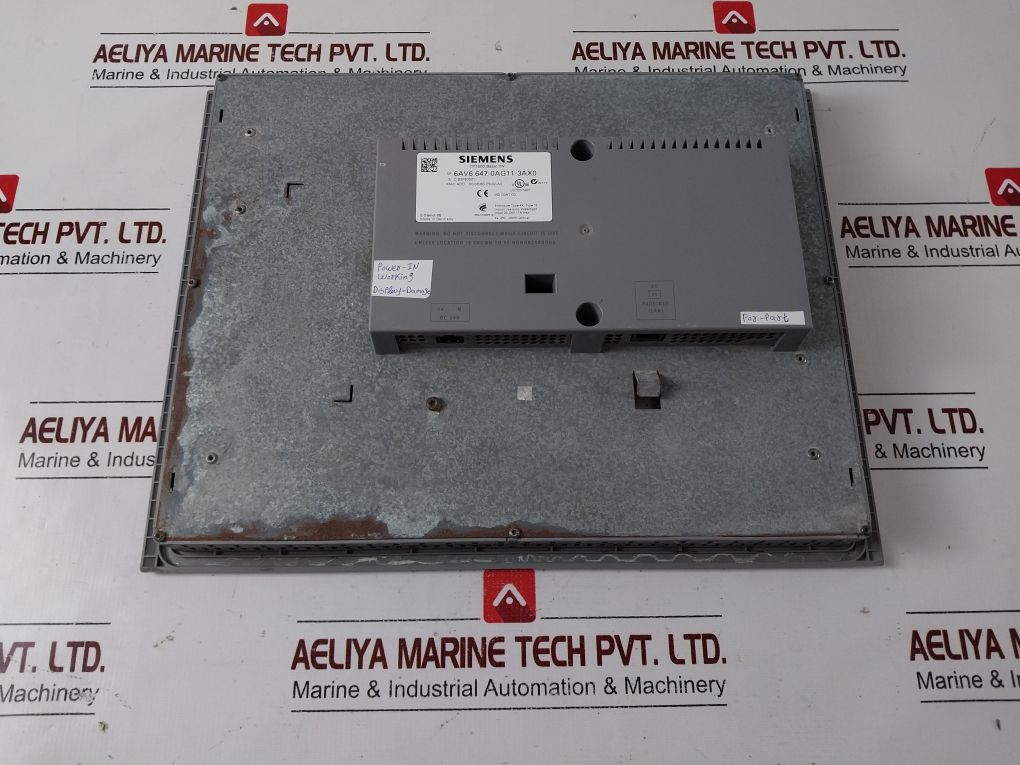 Siemens 6Av6 647-0Ag11-3Ax0 Simatic Panel