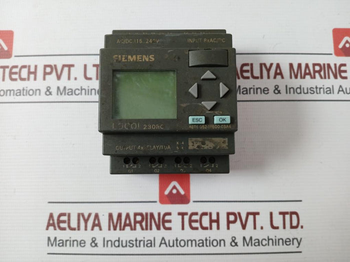siemens-6ed1-052-1fb00-0ba4-logic-module-display-ac-dc-115-240v-8xac-dc