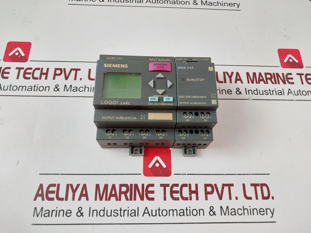 Siemens 6Ed1 052-1Hb00-0Ba6 Logic Module 6Ed1 055-1Hb00-0Ba0