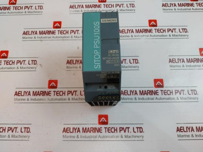 Siemens 6Ep1333-2Ba20 Digital Power Supply Module Ac 120/230V Dc 24V/5A