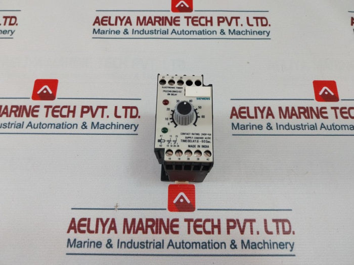 Siemens 7Pu2240-2Bn32-0Z On Delay Timer 6-60 Sec
