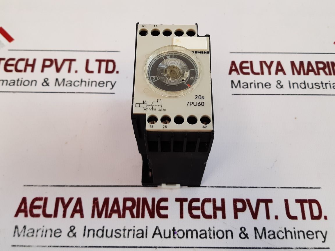 Siemens 7Pu6040-7Nn20 Time Delay Relay 20S