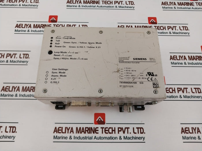 Siemens 7Xv56620Aa00 Gg Communication Converter 110V-230V~45-65 Hz