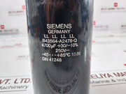 Siemens B43564-a2478-q Capacitor 4700ÂµF +30/-10%